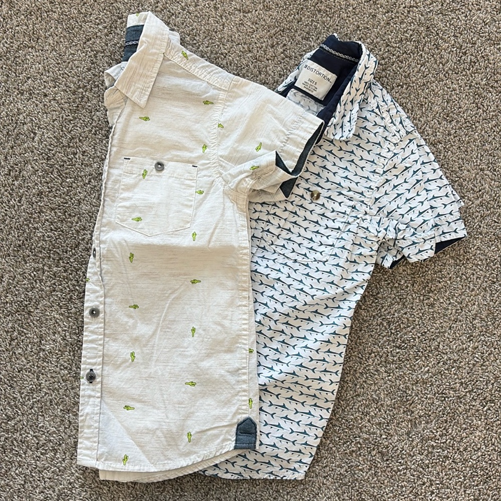2 Boys Button Down Shirts